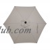 Sunnydaze 7.5 Foot Outdoor Aluminum Patio Umbrella with Tilt & Crank, Red   567147524